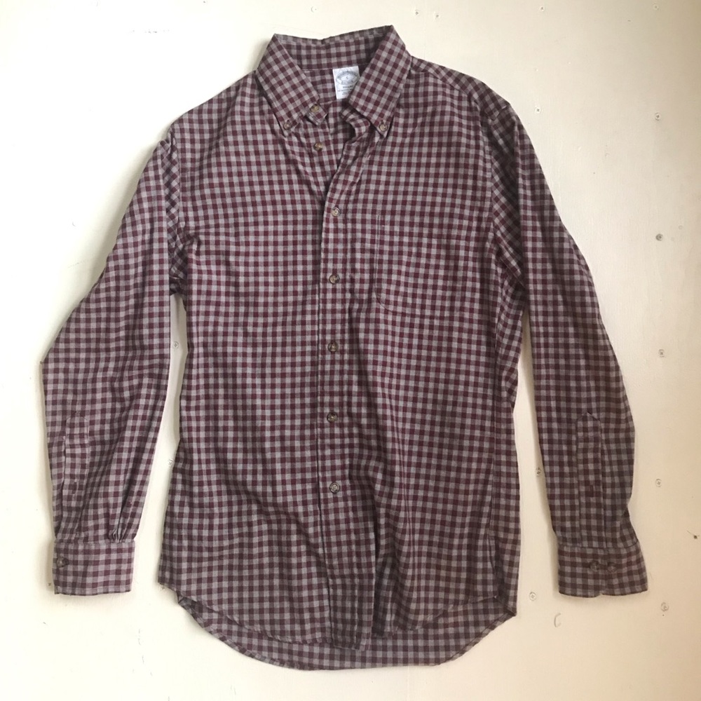 Brooks Brothers Checked Button Down